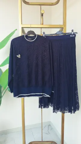 QMASH DANTELLİ ETEKLİ TAKIM