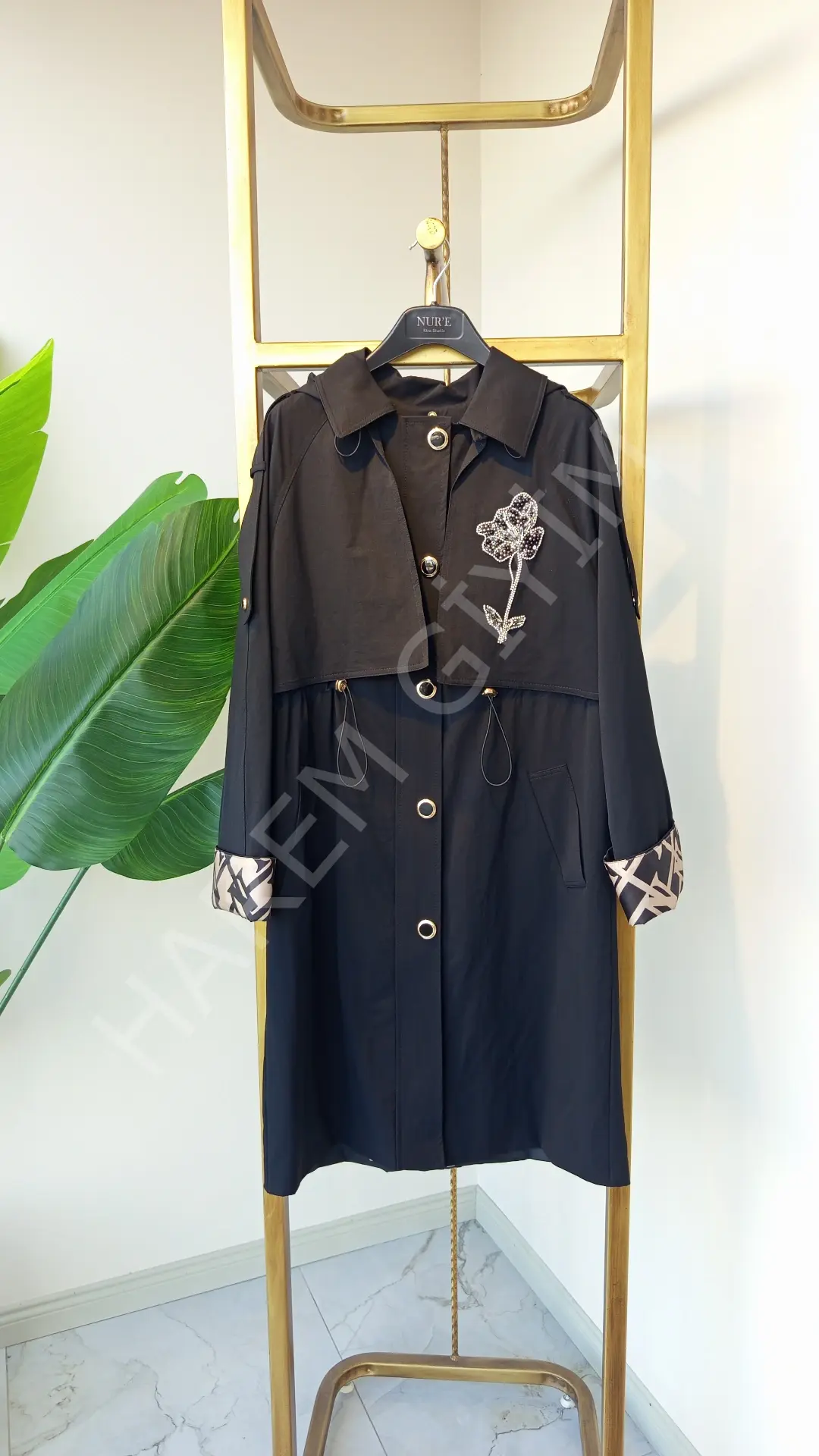 NUR'E RÜZGARLIKLI TRENCH