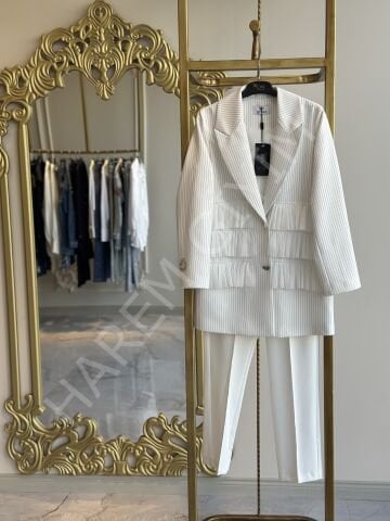 GHISA TÜY DETAY BLAZER CEKET