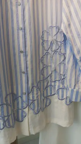 PUREVA GÖMLEĞİ BONCUK İŞLEME İKİLİ TAKIM