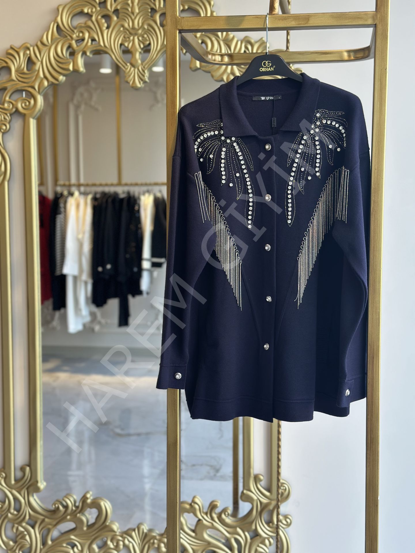 GHISA TAŞ İŞLEME DETAY CEKET