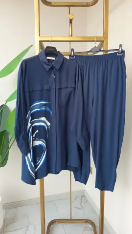 ZÜHRE DESENLİ İKİLİ TAKIM