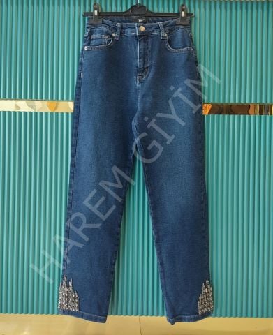 MY312 PAÇASI TAŞ DETAY KOT PANTOLON