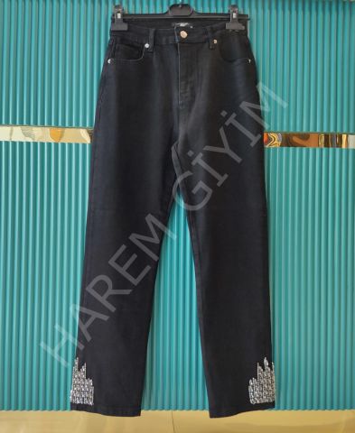 MY312 PAÇASI TAŞ DETAY KOT PANTOLON