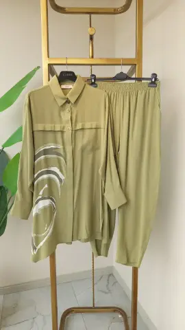 ZÜHRE DESENLİ İKİLİ TAKIM