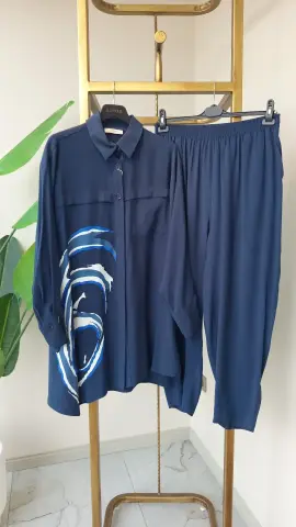 ZÜHRE DESENLİ İKİLİ TAKIM