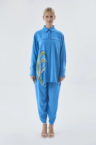 ZÜHRE DESENLİ İKİLİ TAKIM