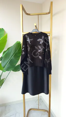 ON FASHION PAYET İŞLEMELİ KAZAK