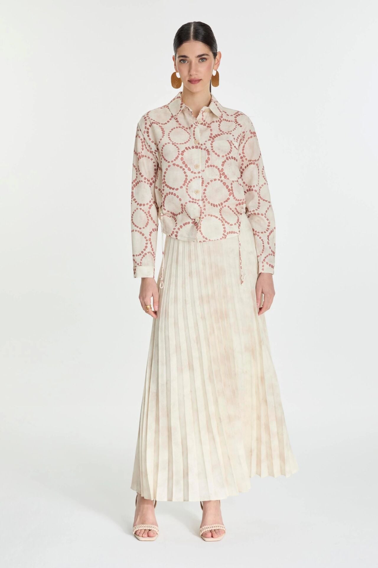 ZÜHRE DESENLİ GÖMLEK