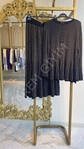 GHISA SİM ŞERİTLİ TRIKO ETEK TAKIM