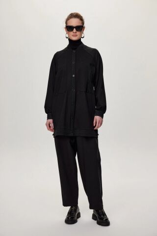 ZÜHRE ŞERİT DETAYLI CEKET