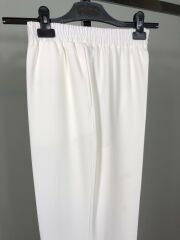 MODİVA BELİ TAM LASTİKLİ PANTOLON BEYAZ 022