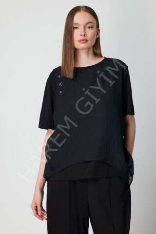 ON FASHION SÜS DÜĞMELİ BLUZ