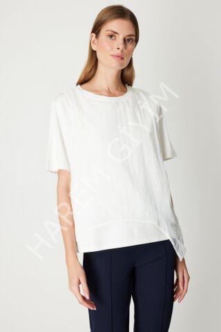 ON FASHION SÜS DÜĞMELİ BLUZ