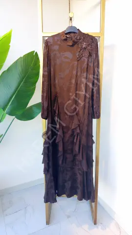 MY312 FIRFIR DETAY JAKARLI ELBİSE