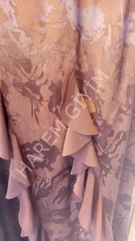 MY312 FIRFIR DETAY JAKARLI ELBİSE