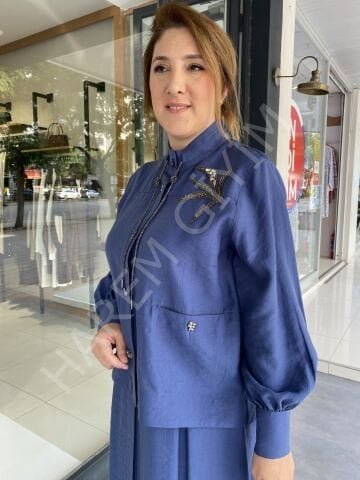 MY312 TAŞLI DÜĞMELİ İKİLİ TAKIM