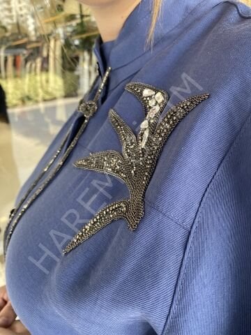 MY312 TAŞLI DÜĞMELİ İKİLİ TAKIM