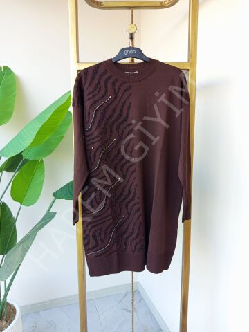 N'PRIVE ZEBRA DESEN MERSERİZE TUNİK