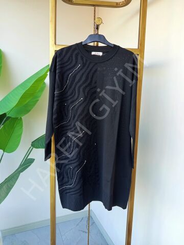 N'PRIVE ZEBRA DESEN MERSERİZE TUNİK