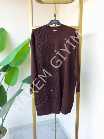 N'PRIVE ZEBRA DESEN MERSERİZE TUNİK