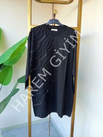 N'PRIVE ZEBRA DESEN MERSERİZE TUNİK