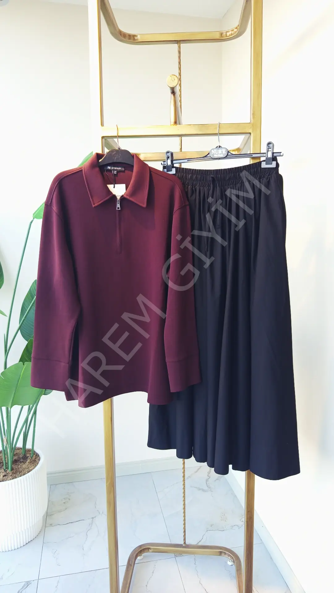 KK DESIGN FERMUARLI SWEATSHIRT