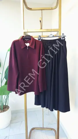 KK DESIGN FERMUARLI SWEATSHIRT