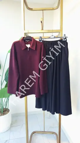 KK DESIGN FERMUARLI SWEATSHIRT