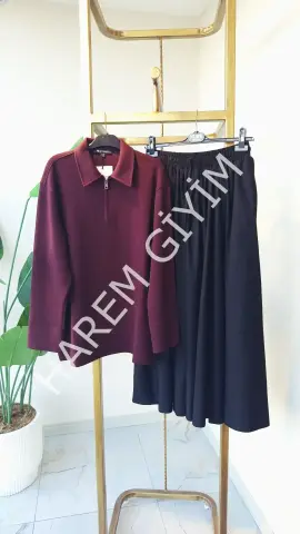 KK DESIGN FERMUARLI SWEATSHIRT