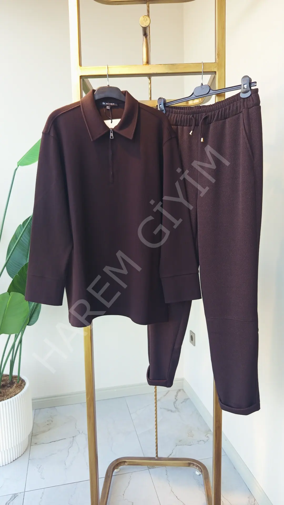 KK DESIGN FERMUARLI SWEATSHIRT