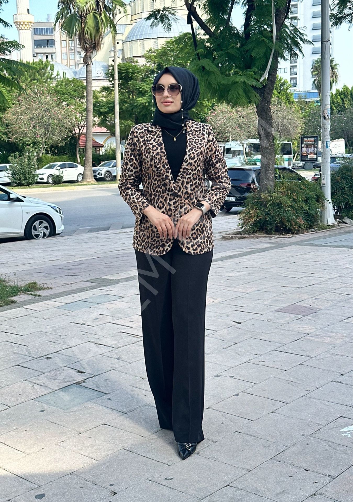 ON TRIKO LEOPAR DESEN CEKET