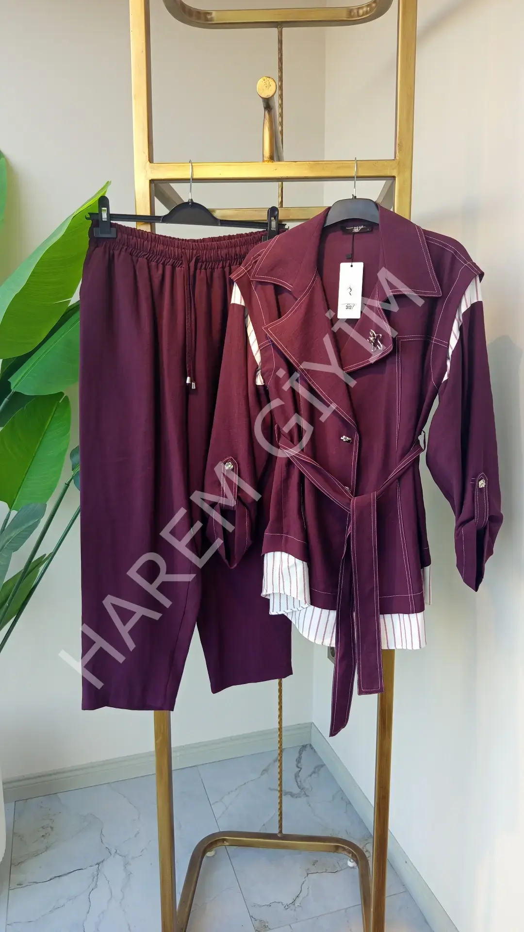 MY312 DİKİŞ DETAY İKİLİ TAKIM