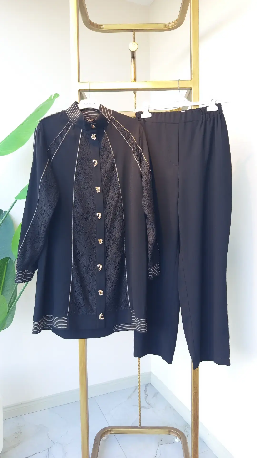 PUREVA DANTEL DETAY İKİLİ TAKIM