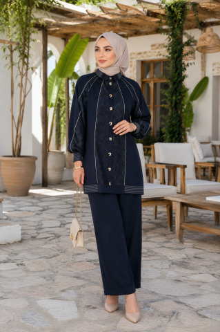 PUREVA DANTEL DETAY İKİLİ TAKIM