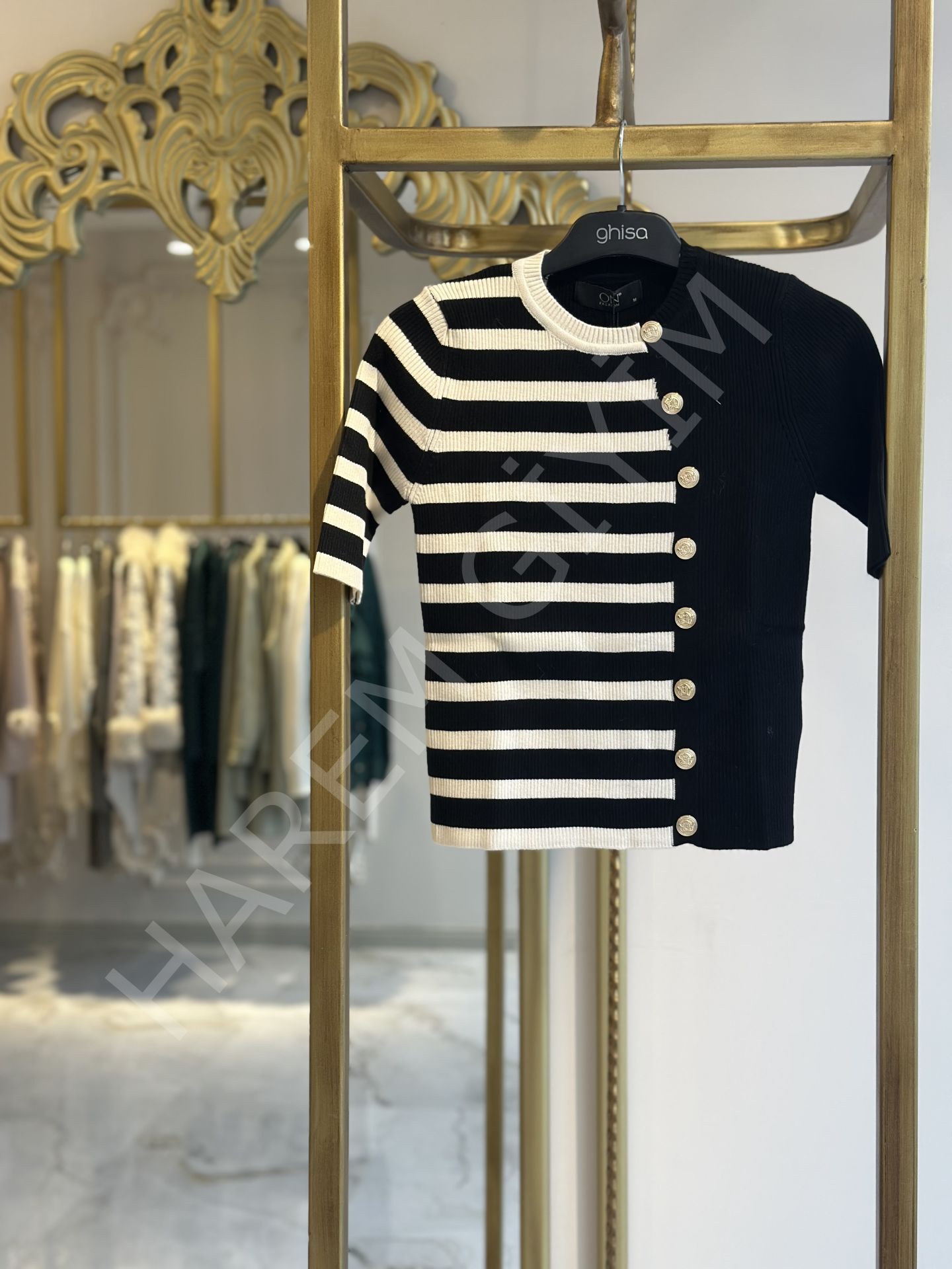 ON TRIKO ÇİZGİLİ HIRKA