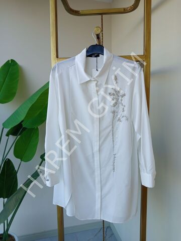 MY312 TAŞ DETAY GÖMLEK