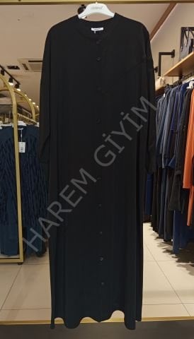 DEFRİNA KOLU RİBANALI ELBİSE