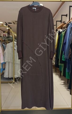 DEFRİNA TENSEL KUMAŞ BÜYÜK BEDEN ELBİSE