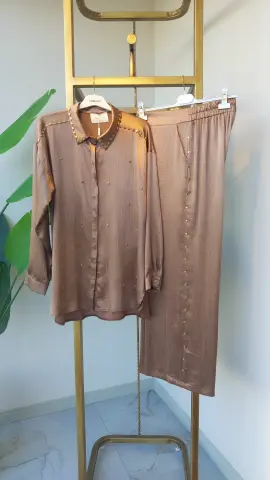 MÜSEMMA/THREE LIGHT SATEN İKİLİ TAKIM