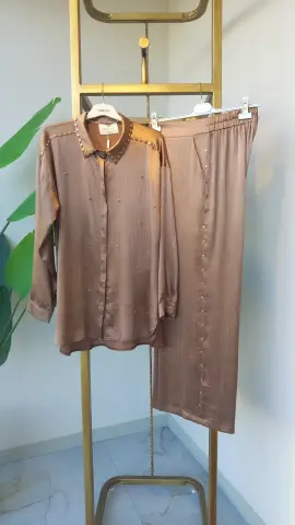 MÜSEMMA/THREE LIGHT SATEN İKİLİ TAKIM