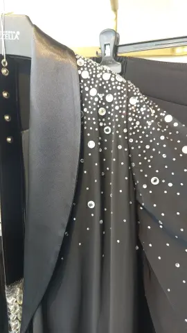 GAZELLA TAŞ DETAYLI İKİLİ TAKIM
