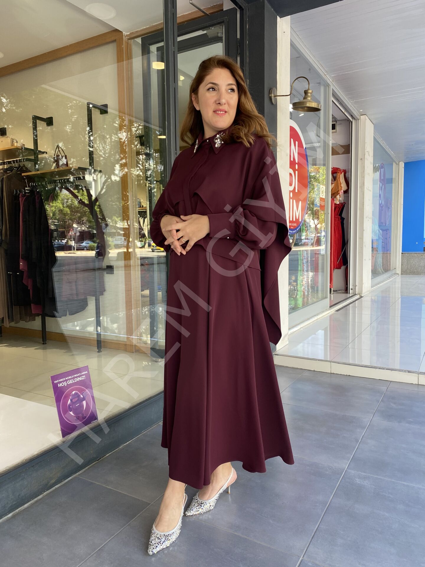 MY312 YAKA TAŞ DETAY ETEKLİ TAKIM