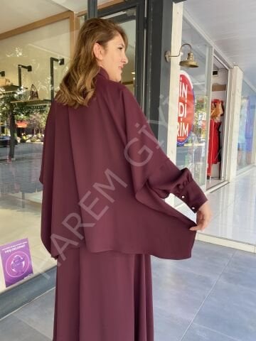 MY312 YAKA TAŞ DETAY ETEKLİ TAKIM