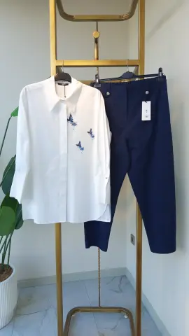 MY312 KUŞ DESEN GÖMLEK/TUNİK