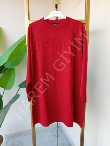 ORHAN KENDİNDEN DESENLİ MERSERİZE TUNIK