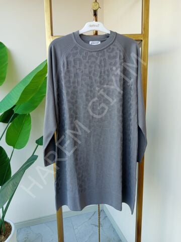 ORHAN KENDİNDEN DESENLİ MERSERİZE TUNIK