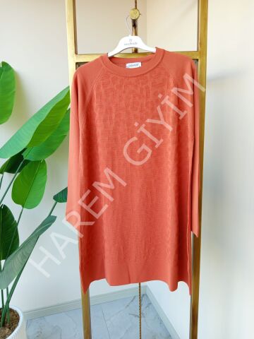 ORHAN KENDİNDEN DESENLİ MERSERİZE TUNIK