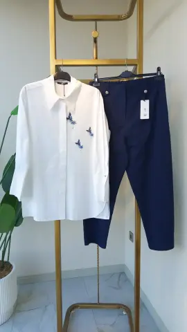 MY312 KUŞ DESEN GÖMLEK/TUNİK