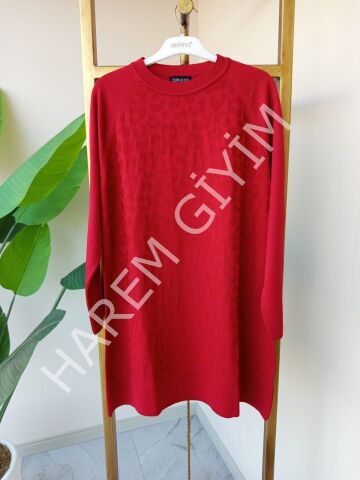 ORHAN KENDİNDEN DESENLİ MERSERİZE TUNIK